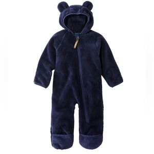 LL Bean hi pile fleece baby bunting